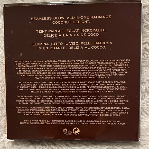 Marc Jacobs Cafe O!Mega Blush Bronzer Highlighter Palette - Picture 2 of 7